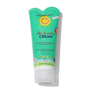 image:imageCalifornia Baby Aloe Vera amp Arnica Cream  Soothing After Sun Lotion  100 PlantBased Sunburn Relief  Moisturizes Irritated Skin  82 g  29 oz