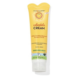 image:imageCalifornia Baby Calendula Cream  100 PlantBased Moisturizer  Lavender Baby Lotion  Face Moisturizer For Dry Skin  Hypoallergenic  18 oz  51g18 Ounce Pack of 1