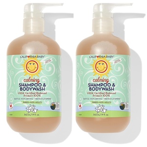 image:imageCalifornia Baby Calming Baby Shampoo  Baby Wash  100 PlantBased  Lavender Body Wash For Sensitive Skin  Hypoallergenic  517 mL  175 oz19 Fl Oz Pack of 2