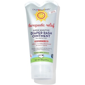 image:imageCalifornia Baby Super Sensitive Diaper Rash Cream  100 BioBased  Zinc Oxide Ointment  Unscented Diaper Cream  Cloth Diapers Safe  82 g  29 oz