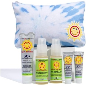 image:imageCalifornia Baby Super Sensitive Sunscreen  Natural Bug Spray  18 oz Unscented SPF 30 Mineral Sunscreen  2 oz Natural Bug Repellent  Hypoallergenic  Formulated for Sensitive Skin