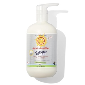 image:imageCalifornia Baby Super Sensitive Unscented Lotion  100 PlantBased Moisturizer  Baby Lotion For Newborn  Hypoallergenic Baby Lotion  19 oz  562mL19 Fl Oz Pack of 1