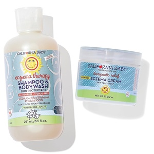 image:imageCalifornia Baby Eczema Treatment Set  2oz Eczema Cream  85oz Eczema Body Wash  Colloidal Oatmeal  Aloe Vera  SteroidFree  Hypoallergenic525 Fl Oz Pack of 2